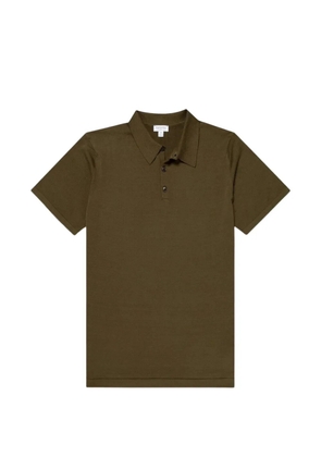 Sunspel cotton short-sleeve polo shirt - Green