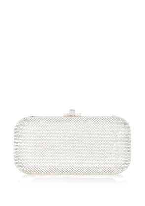 Judith Leiber crystal-embellished clutch bag - Silver