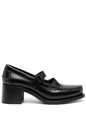 Hereu Blanquer 55mm leather loafers - Black