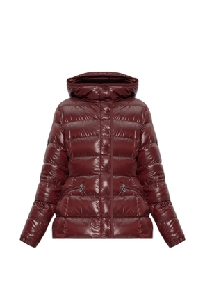 Moncler Barante hooded quilted jacket - Red