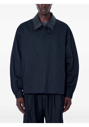 ssstein Sulfur zip-front spread-collar jacket - Black