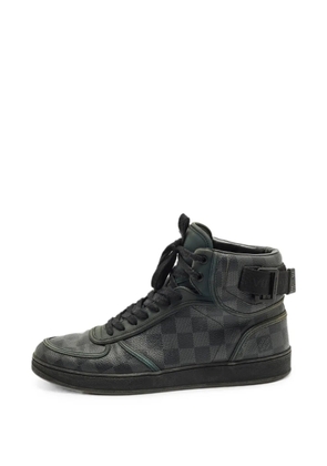 Louis Vuitton Pre-Owned Rivoli lace-up leather sneakers - Grey