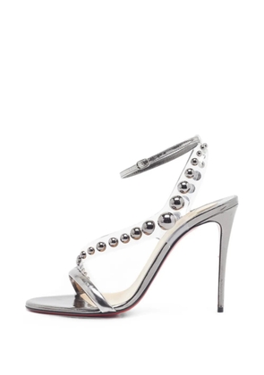 Christian Louboutin Pre-Owned Jewel stud-embellished sandals - Silver