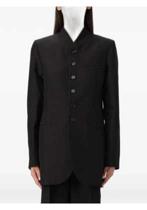 Coperni button-up crepe coat - Black