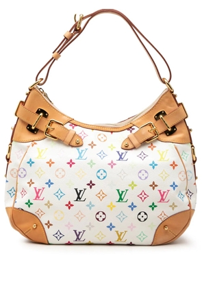 Louis Vuitton Pre-Owned 2012 Monogram Multicolore Greta hobo bag - White
