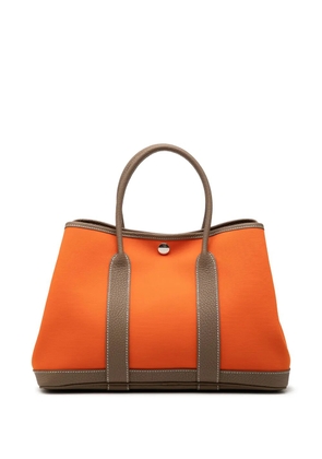 Hermès Pre-Owned 2022 Toile and Negonda Garden Party 30 tote bag - Brown