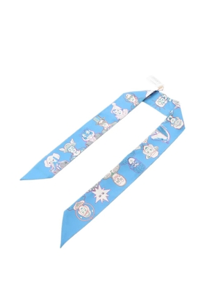 Hermès Pre-Owned 2020s Dress Code scarf - Blue