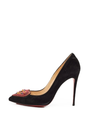 Christian Louboutin Pre-Owned Coralita beaded pumps - Black