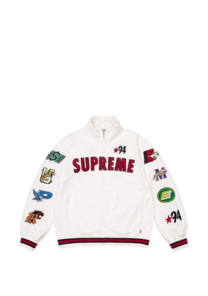 Supreme Mascots zip-up jacket - White