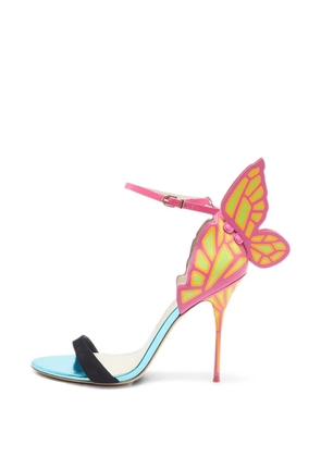 Sophia Webster Evangeline leather heeled sandals - Pink
