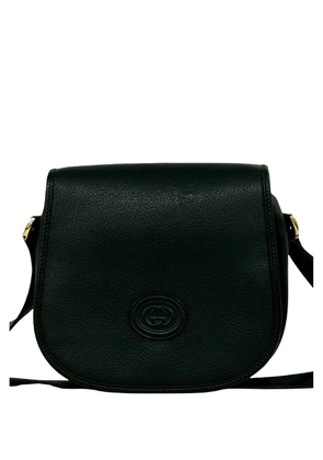 Gucci Pre-Owned 20th Century Grained Calfskin Interlocking G crossbody bag - Black