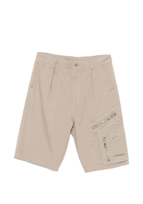 Les Hommes Urban zip-pocket shorts - Neutrals