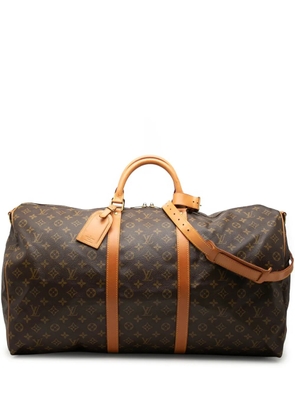Louis Vuitton Pre-Owned 1991 Monogram Keepall Bandouliere 60 travel bag - Brown