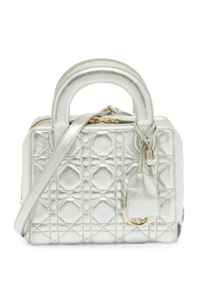 Christian Dior Pre-Owned 2011 Lily Cannage tote bag - Silver