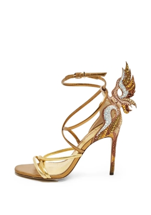 Sophia Webster Evangeline wing-detail sandals - Gold