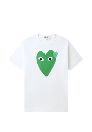 Comme Des Garçons Play heart-print T-shirt - White
