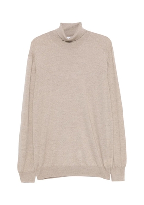 Gran Sasso roll-neck wool sweater - Neutrals