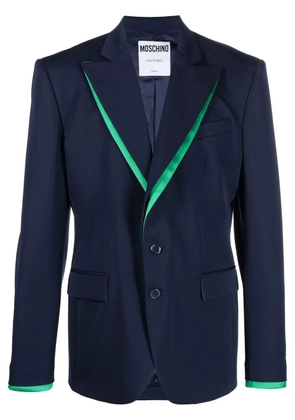 Moschino single-breasted tailored blazer - Blue