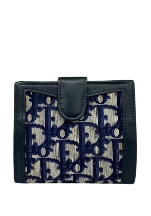 Christian Dior Pre-Owned 2010-2026 Oblique Canvas Bifold Wallet small wallets - Blue