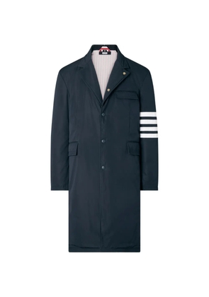 Thom Browne 4-Bar down-filled overcoat - Blue