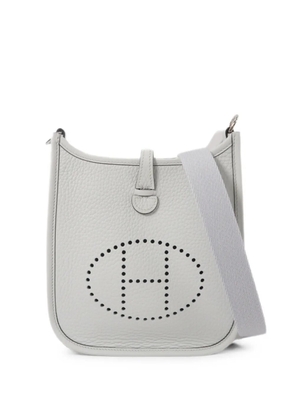 Hermès Pre-Owned 2025 mini Evelyne leather shoulder bag - Grey