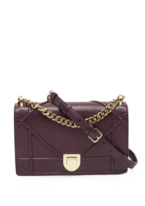 Christian Dior Pre-Owned 2017 medium Diorama geometric shoulder bag - Brown