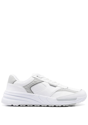 Ea7 Emporio Armani perforated sneakers - White