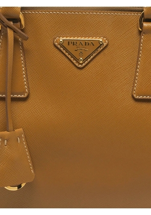 Prada Pre-Owned Saffiano Lux double-zip tote bag - Brown