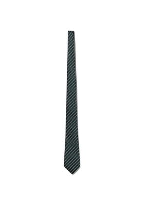 Zegna stripe silk tie - Green