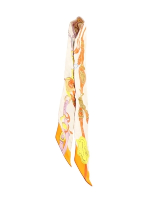 Hermès Pre-Owned 2003-2026 Brides De Gala Silk Twilly Scarf scarves - Neutrals
