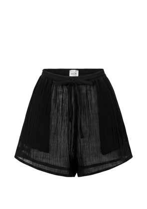 Le Kasha Tabag drawstring linen shorts - Black