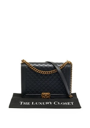 CHANEL Pre-Owned large Boy quilted crossbdoy bag - Black