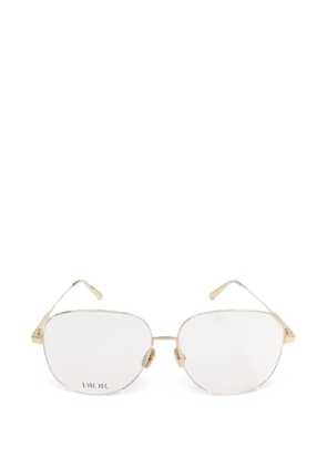 Christian Dior Pre-Owned square-frame sunglasses - Gold