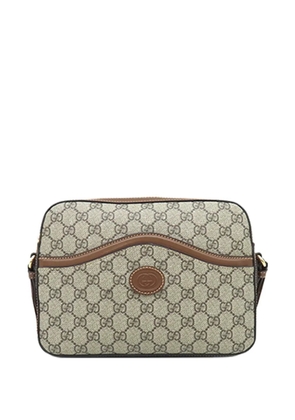 Gucci Pre-Owned 2000-2015 GG Supreme Retro Interlocking G Messenger Bag crossbody bag - Neutrals