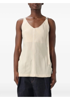 Max Mara buckle-detail tank top - Neutrals