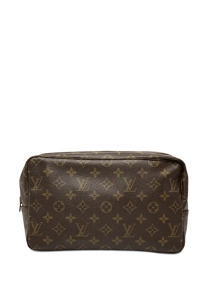 Louis Vuitton Pre-Owned 1984 Monogram Trousse Toilette 28 clutch bag - Brown