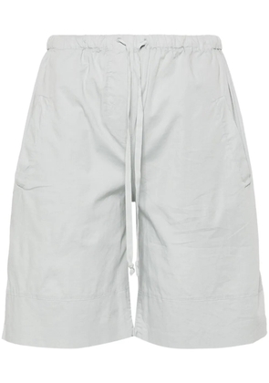 Kristensen Du Nord drawstring-waist cotton blend shorts - Grey