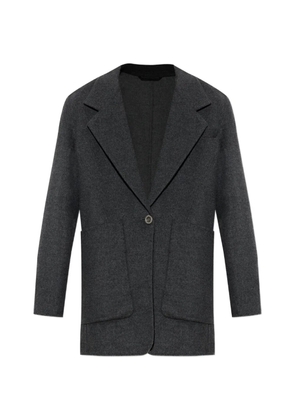 Givenchy single-breasted patch-pocket coat - Grey