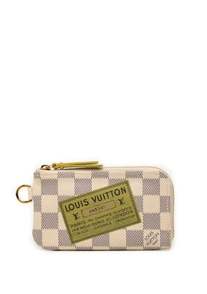 Louis Vuitton Pre-Owned 2009 Limited Edition Damier Azur Complice Trunks and Bags Key Pouch coin pouch - White