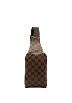 Louis Vuitton Pre-Owned 2004 Damier Ebene Geronimos crossbody bag - Brown