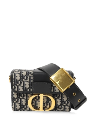 Christian Dior Pre-Owned 30 Montaigne Oblique monogram shoulder bag - Black