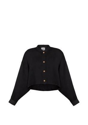 Le Kasha Yona cropped long-sleeve shirt - Black