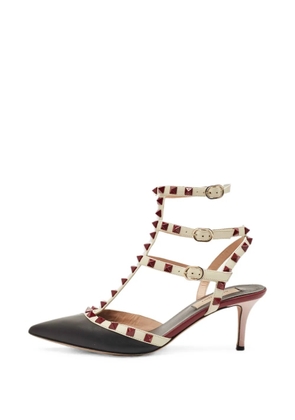 Valentino Garavani Pre-Owned Rockstud caged pumps - Neutrals