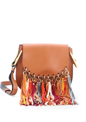 Chloé Pre-Owned Multicolor Fringe Hudson Bag Leather Small shoulder bag - Brown