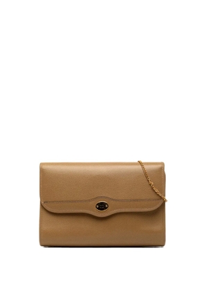 Christian Dior Pre-Owned 1990-2015 Leather Chain crossbody bag - Brown