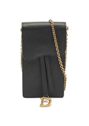 Christian Dior Pre-Owned 2019 Saddle chain cross body bag - Black