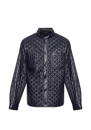 Moncler Cleorine geometric-quilted padded jacket - Blue