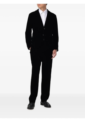 Giorgio Armani velvet trousers - Black