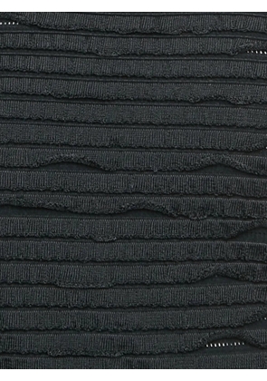 CHANEL Pre-Owned 2011 pleated bodycon dress - Black