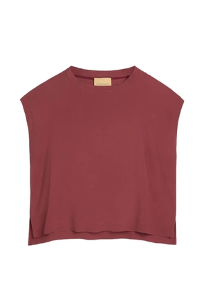 MOMONÌ Curacao boat-neck blouse - Red